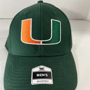 Miami Hurricanes NCAA Fan Favorite Men's Green Adjustable Hat Cap